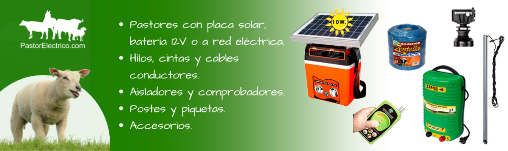 Pastores Eléctricos y accesorios para cercados eléctricos