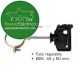 Aislador Z-75 con abrazadera para cinta cercado eléctrico