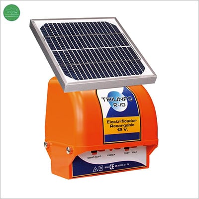 Placas solares pastores eléctricos