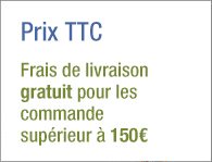 TVA comprise. Frais de port gratuits.