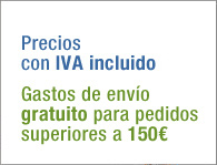 IVA incluido. Portes gratuitos